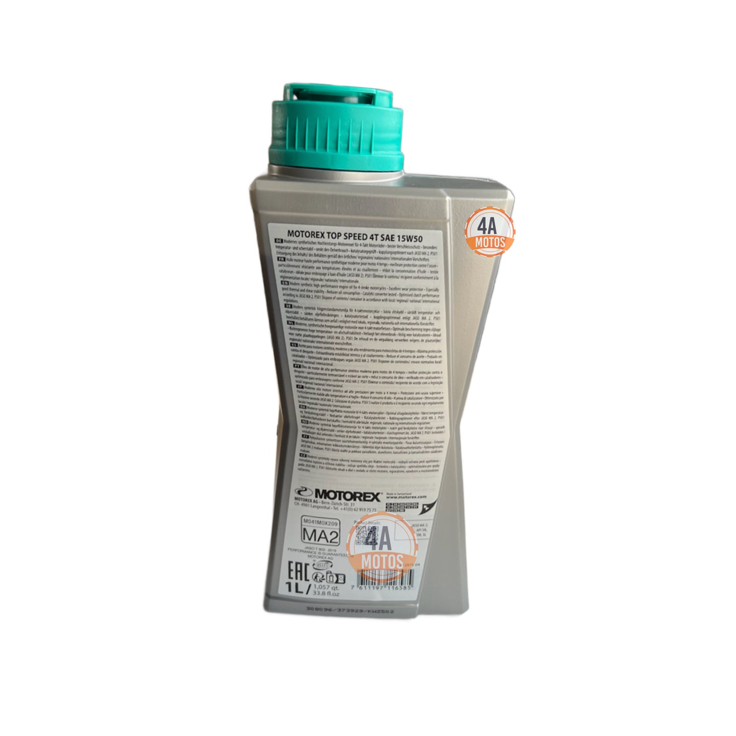 Aceite Top Speed Motorex 1 Litro Sintético 100% Original