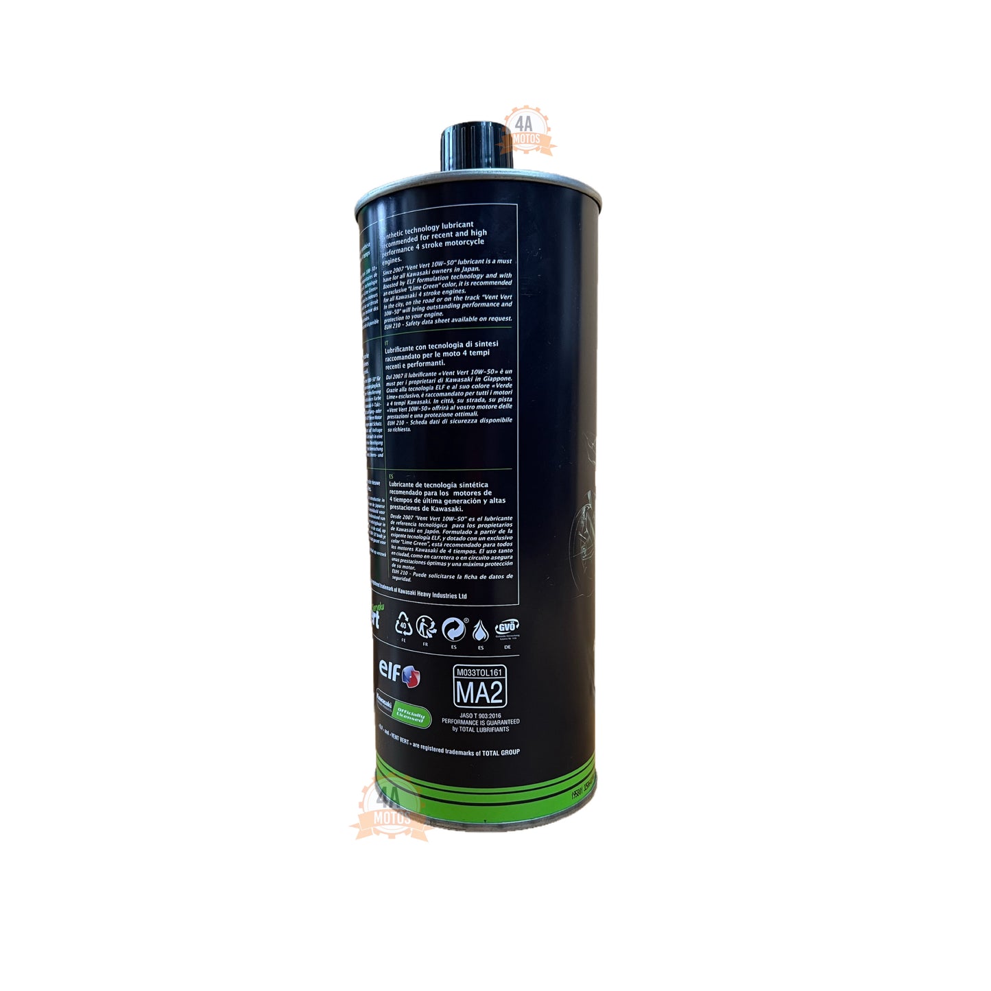 Aceite Vent Vert Elf Sintetico Kawasaki 10 W 50
