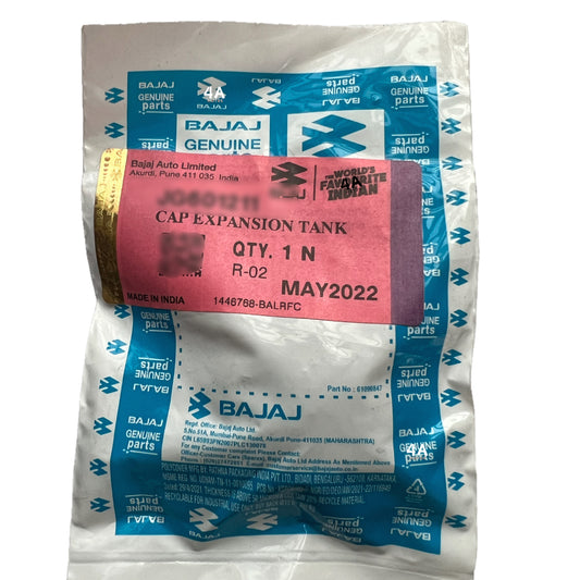 Tapa Depósito Refrigerante Dominar 250 / 400 Bajaj Original