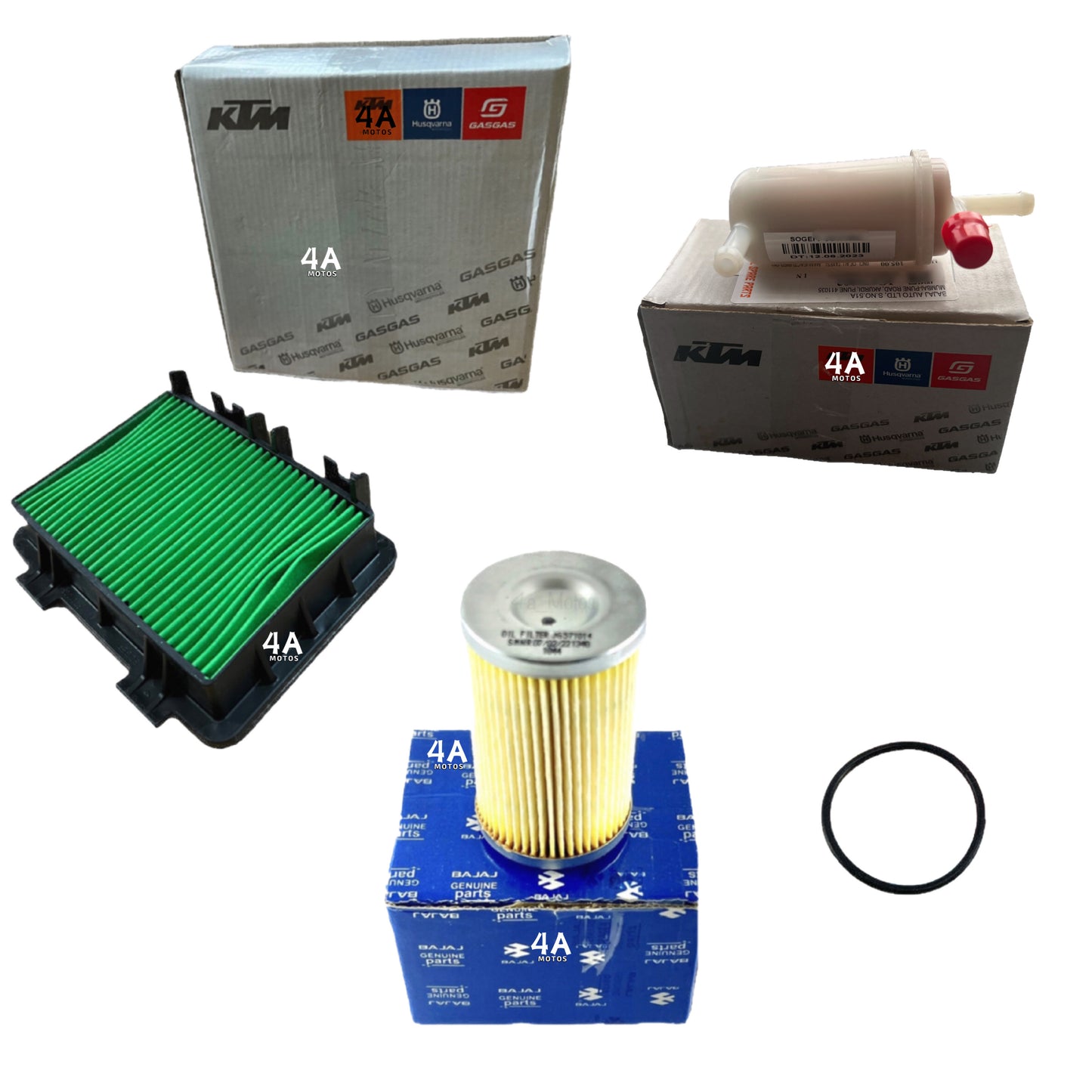 Kit Filtros Aire/gasolina/aceite Ktm Adventure 250/390 Orig.