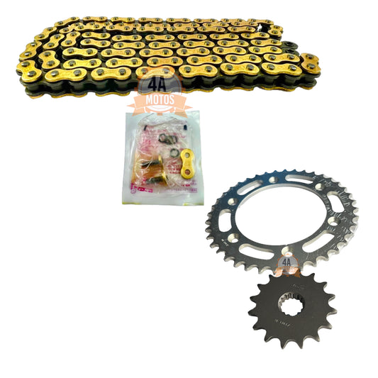 Kit Arrastre Ktm 690 Afam Con Cadena Did Dorada 520* 120