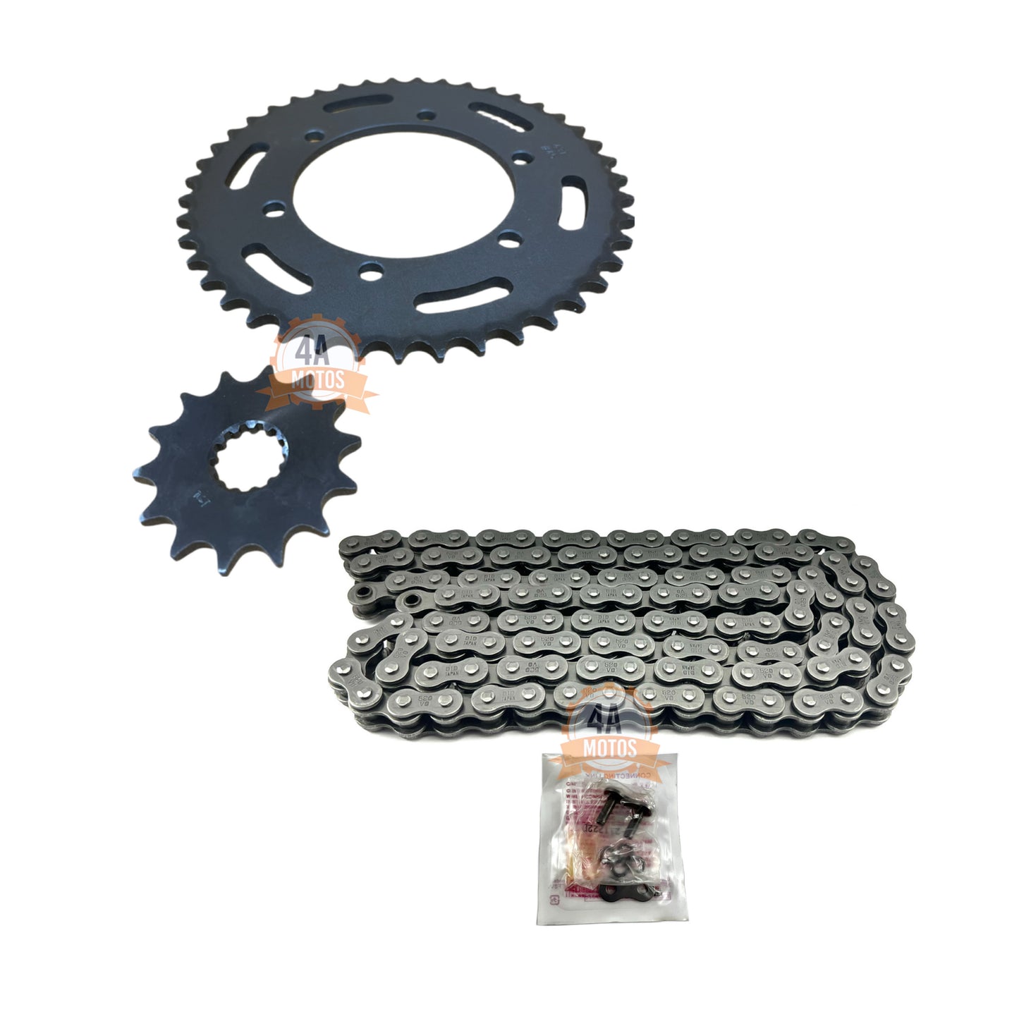 Kit Arrastre Mt03 Race Con Cadena Did Negra 520*120