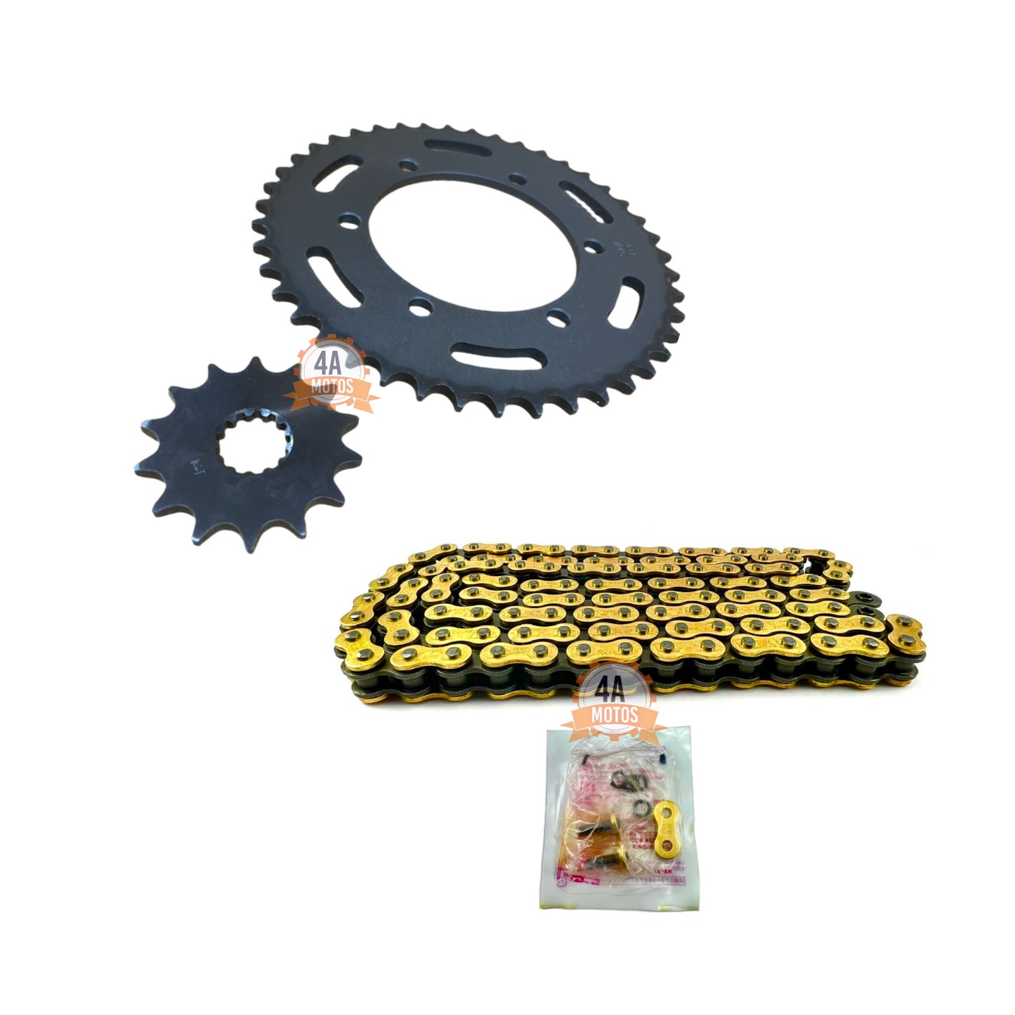 Kit Arrastre Mt03 Race Con Cadena Did Dorada 520*120