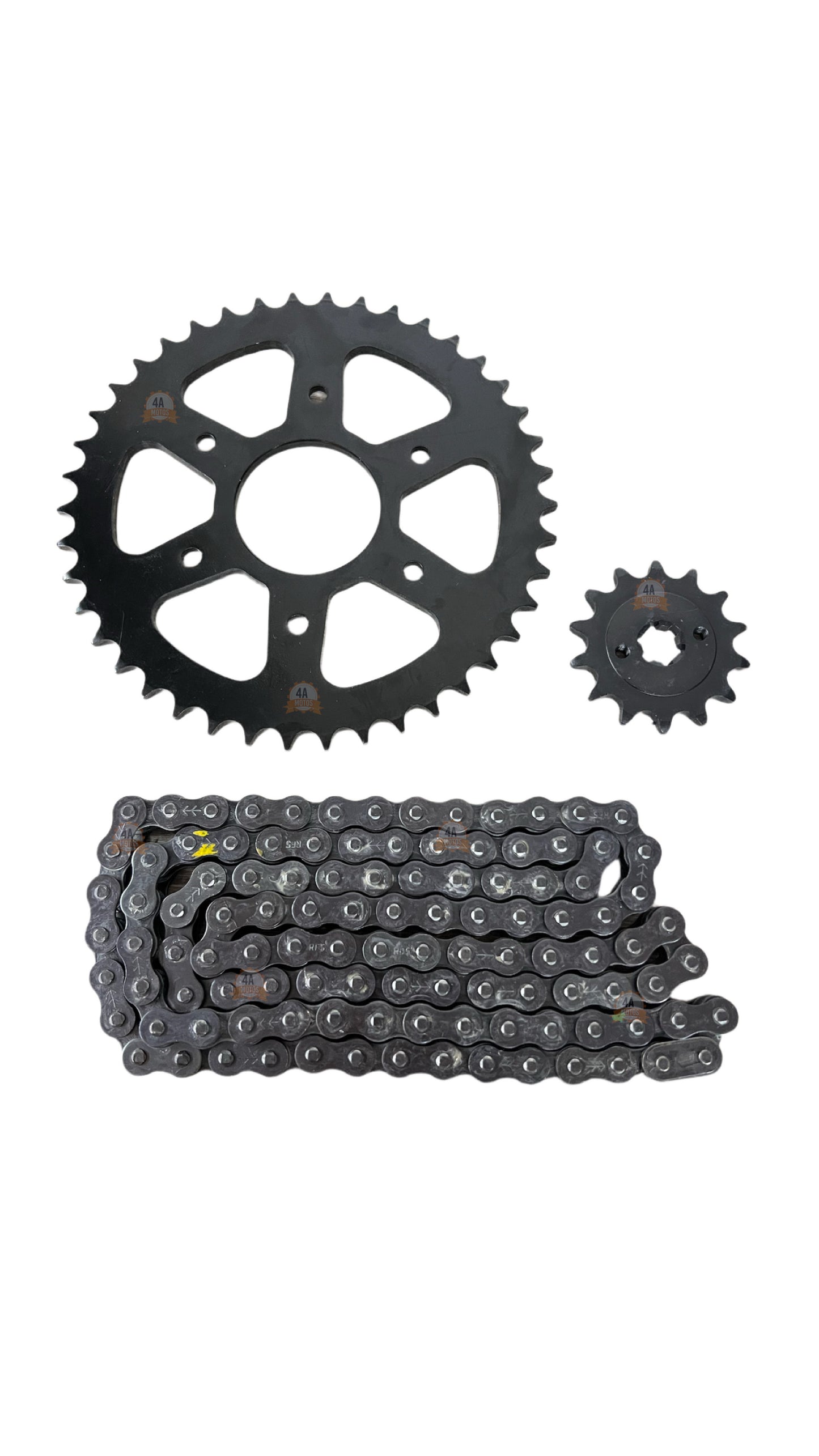 Kit Arrastre Npc Ktm Duke 200 Ag/ Ng/ Rc Cadena Rombo Negra