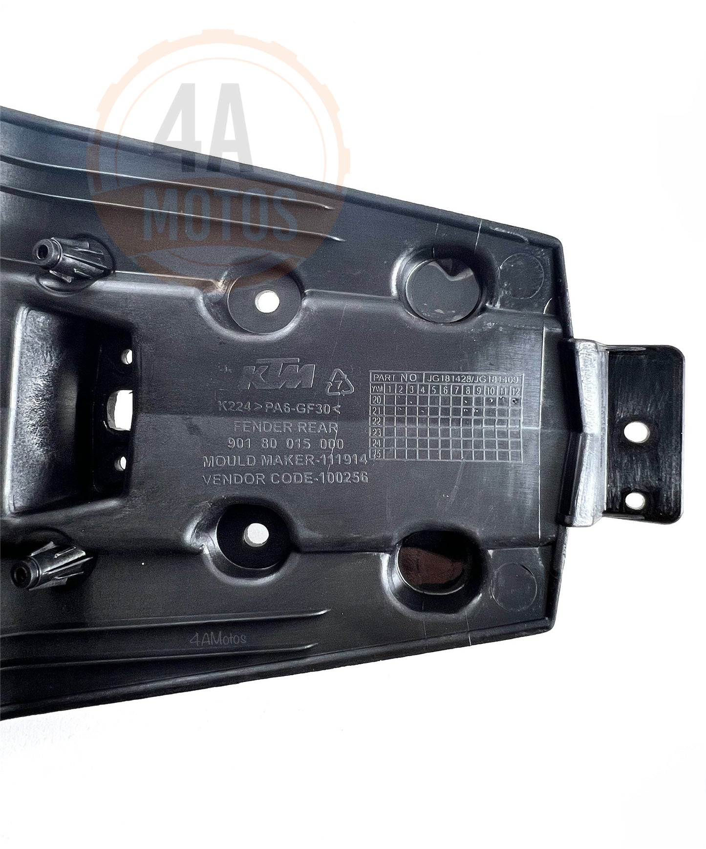 Guardabarro Trasero Porta Placa Ktm Duke 200 Y 390 Original