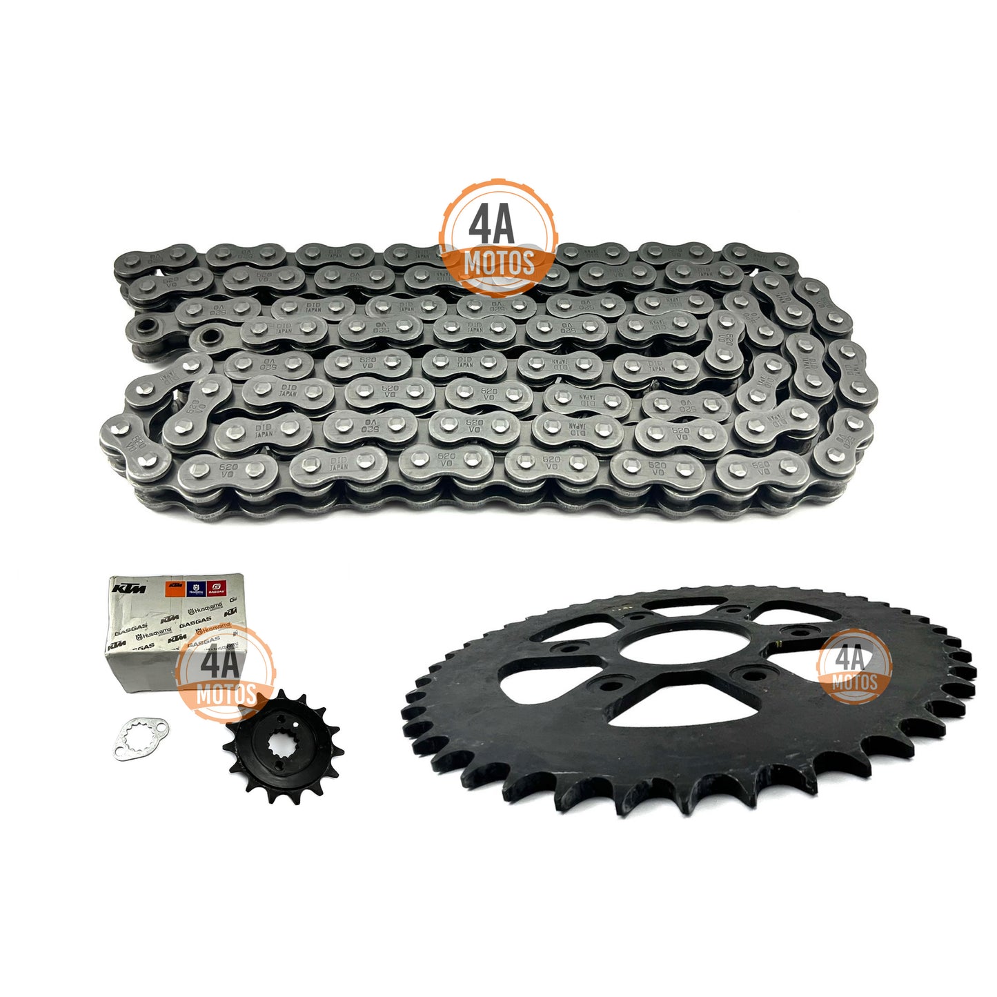 Kit Arrastre Original Ktm Duke 390 Con Cadena Did Japón .