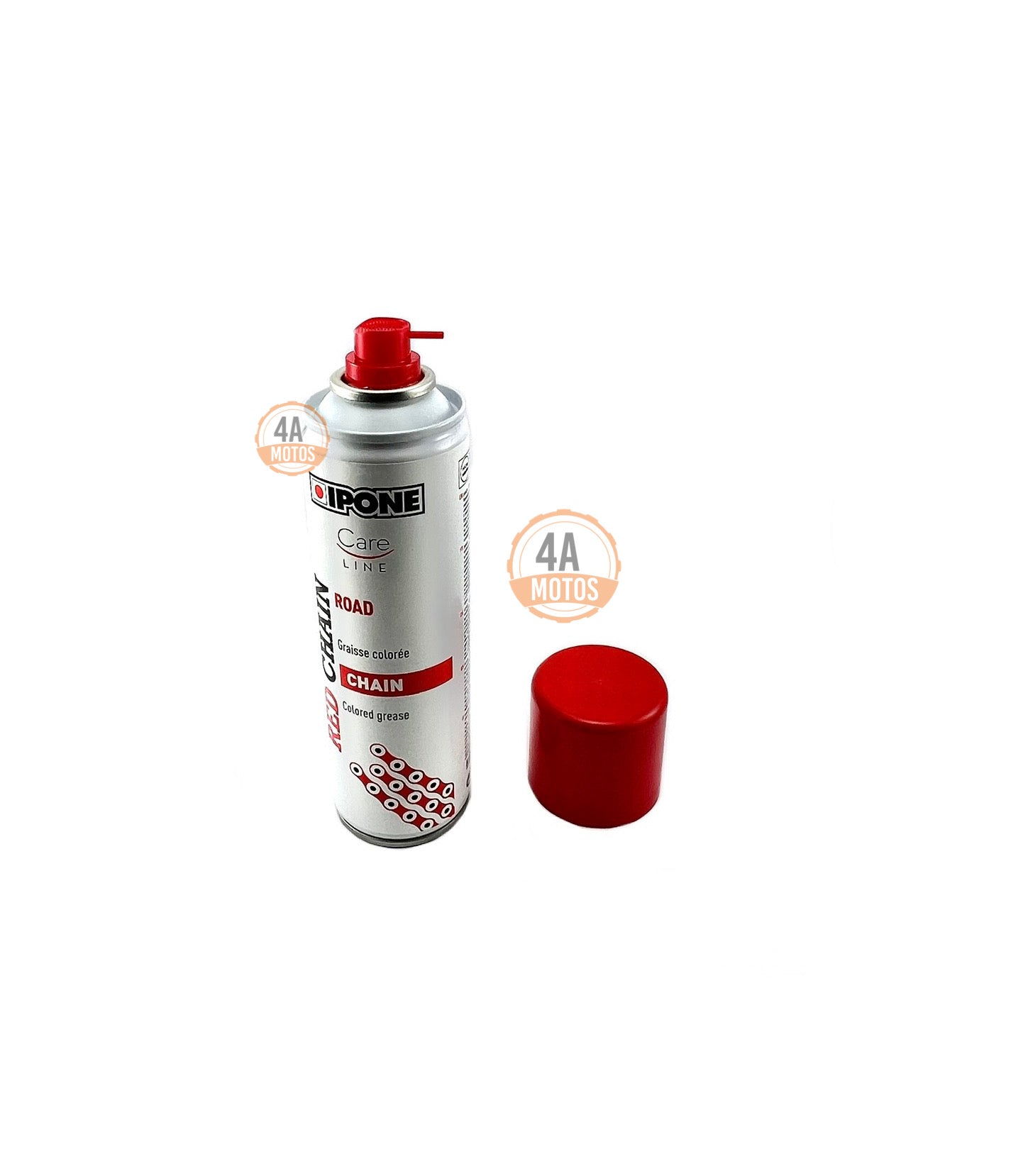 Lubricante De Cadena Ipone Color Rojo 250 Ml