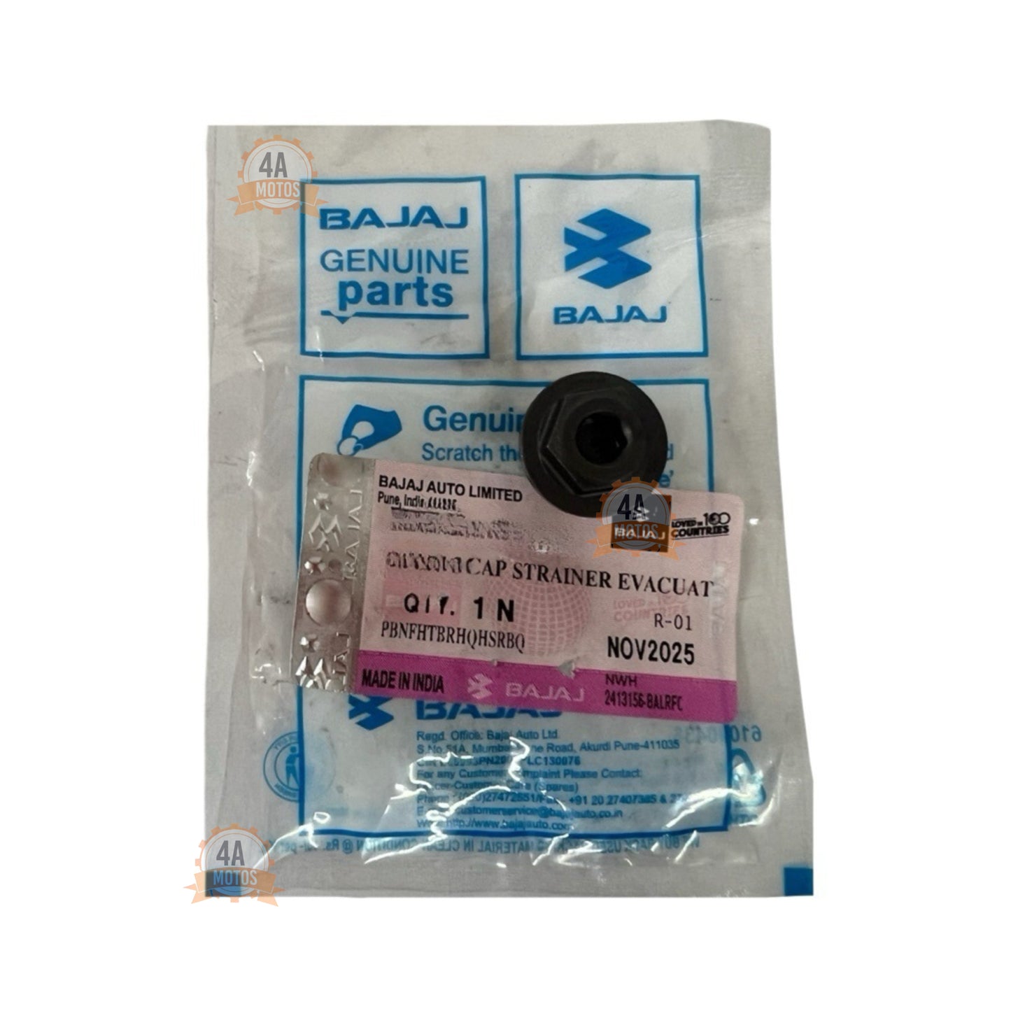 Tornillo Drenaje Aceite Dominar 250 / 400 V1 / Ug Bajaj