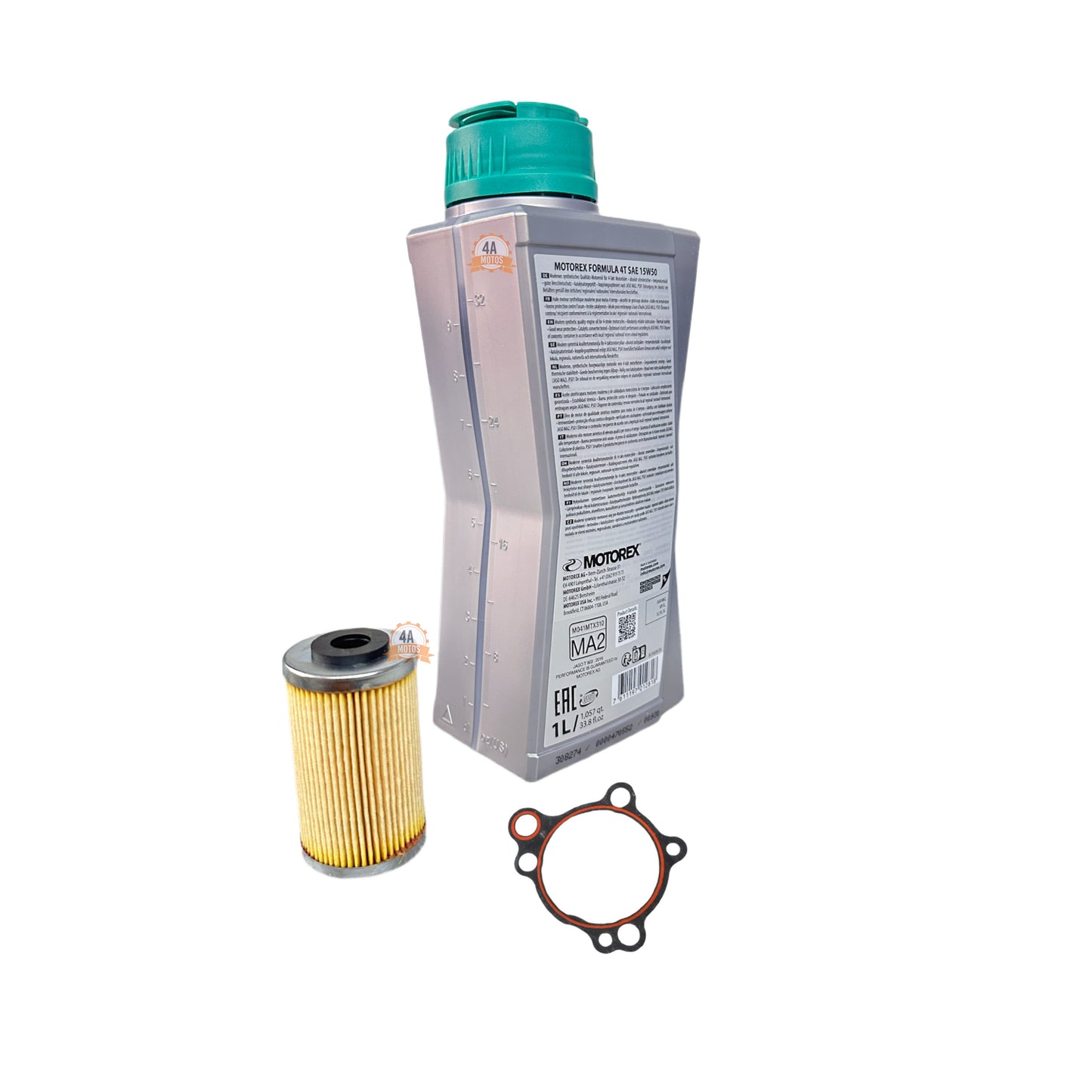 Aceite Motorex Formula 15w50 + Filtro Aceite 390 G3