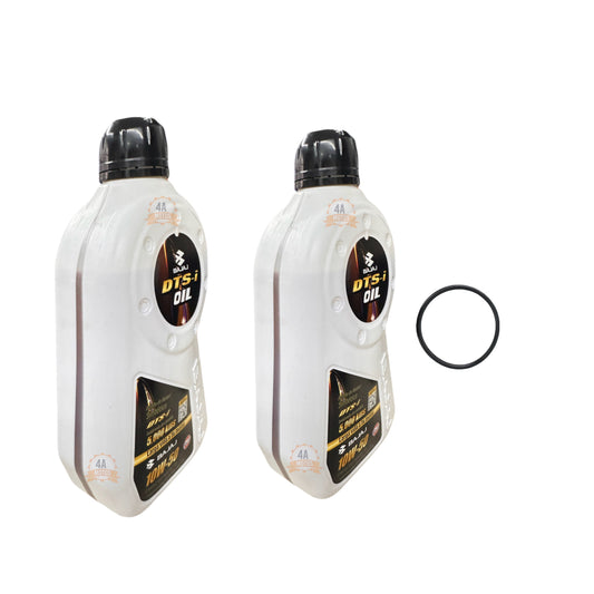 Aceite Bajaj Sintetico 10w50 1 Litro Combo * 2+ Oring Aceite