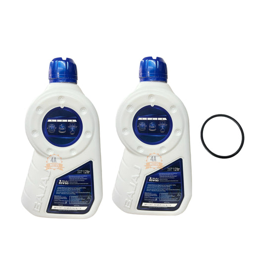 Aceite Bajaj 20w50 1.2 Litro Combo *2 + Oring Aceite