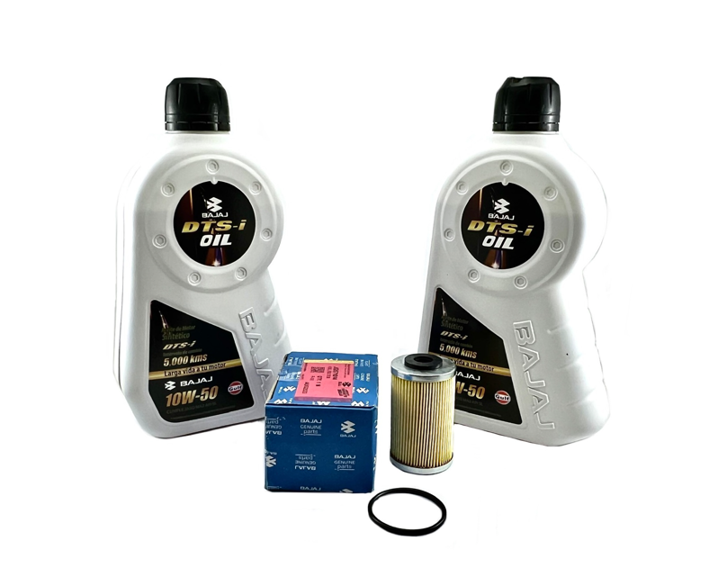 Combo * 2 Aceite Bajaj 10w50 Dominar 250-400 + Filtro Y Oring