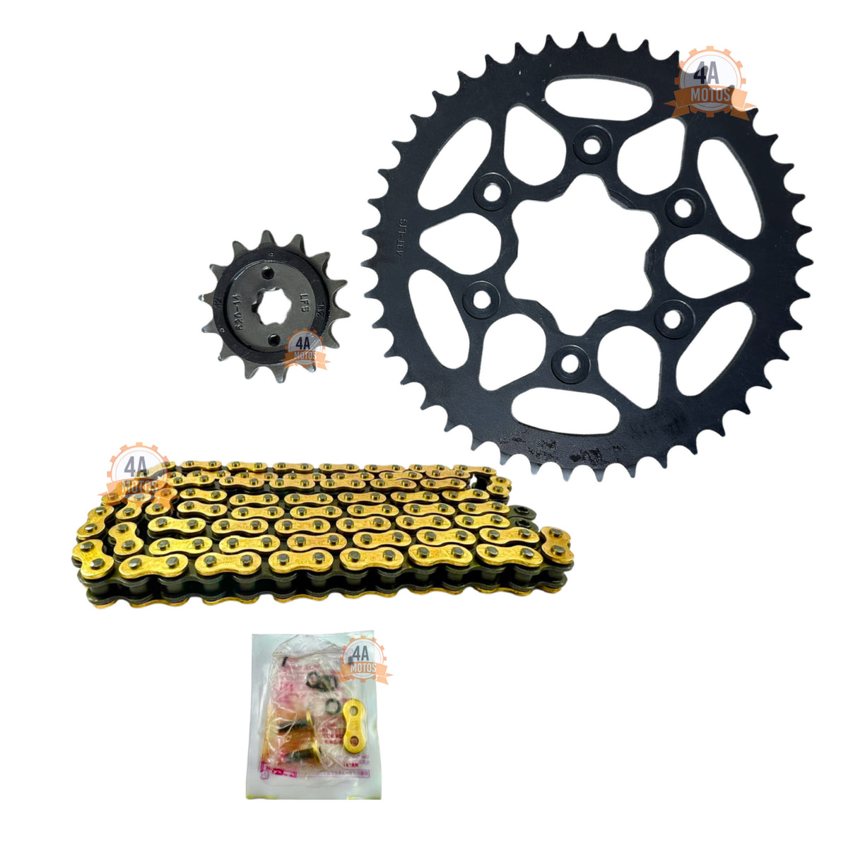 Kit De Arrastre Ktm Duke 250 G3 Cadena Did Dorada