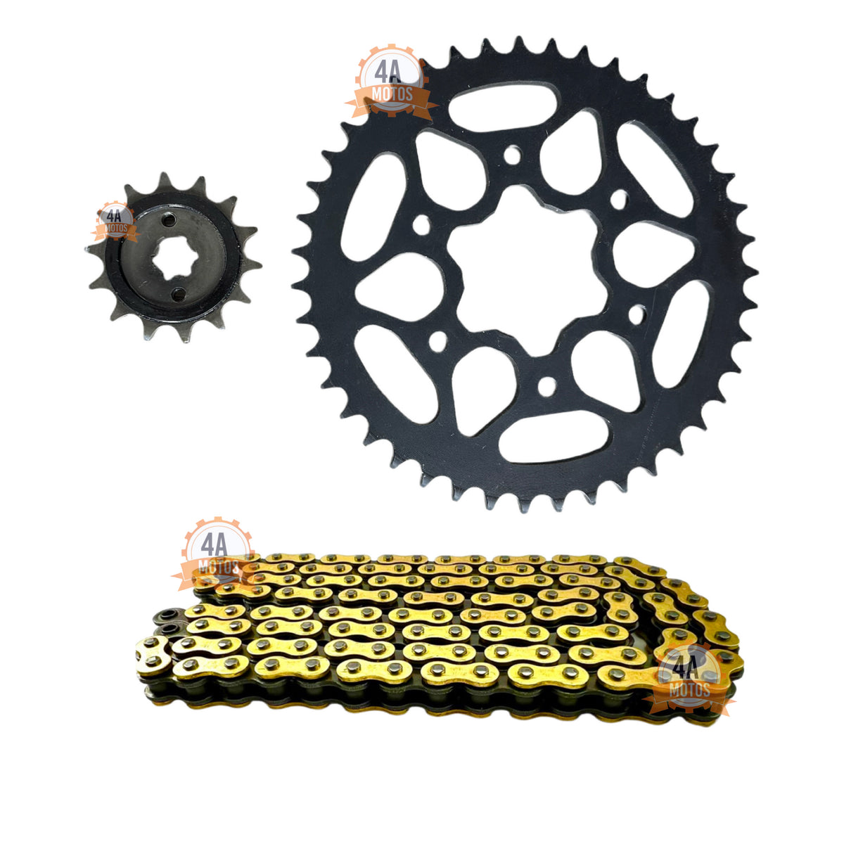 Kit De Arrastre Ktm Duke 250 G3 Cadena Did Dorada