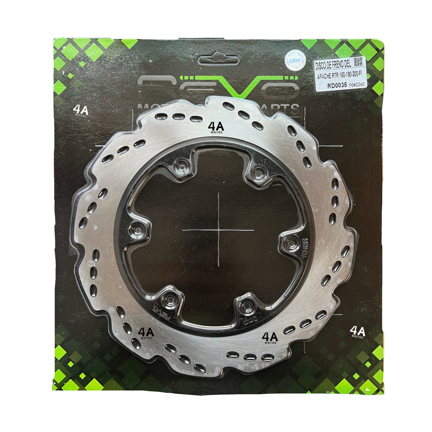 Disco Freno Delantero Apache 180 / 160 / 200 / Revo