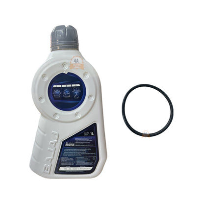 Aceite Bajaj 20w50 1 Litro + Oring Aceite
