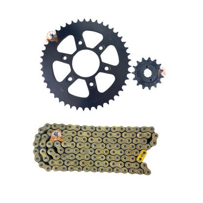 Kit De Arrastre Npc Dominar 400 V1 / Ug Cadena Rombo
