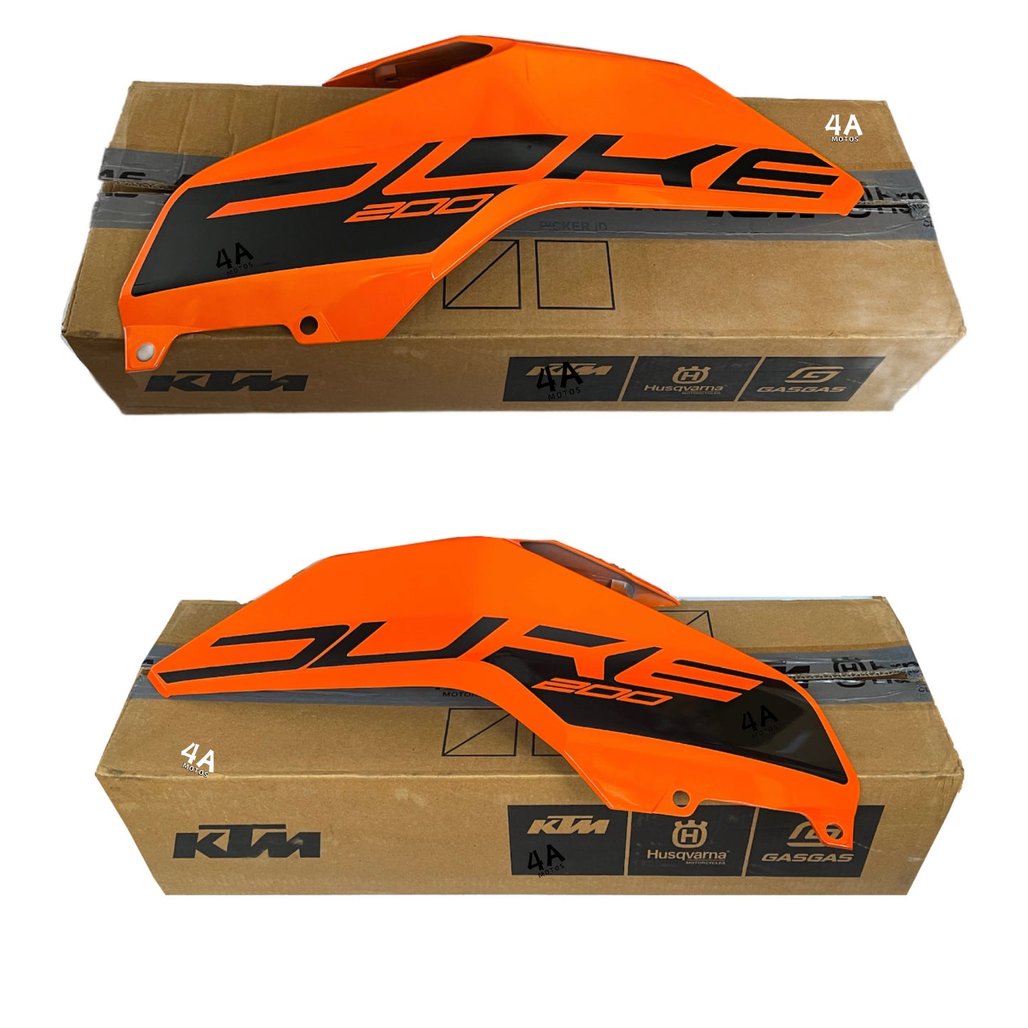 Combo Cubierta Tanque Izq. Y Der.  Duke 200 Ng Original Ktm