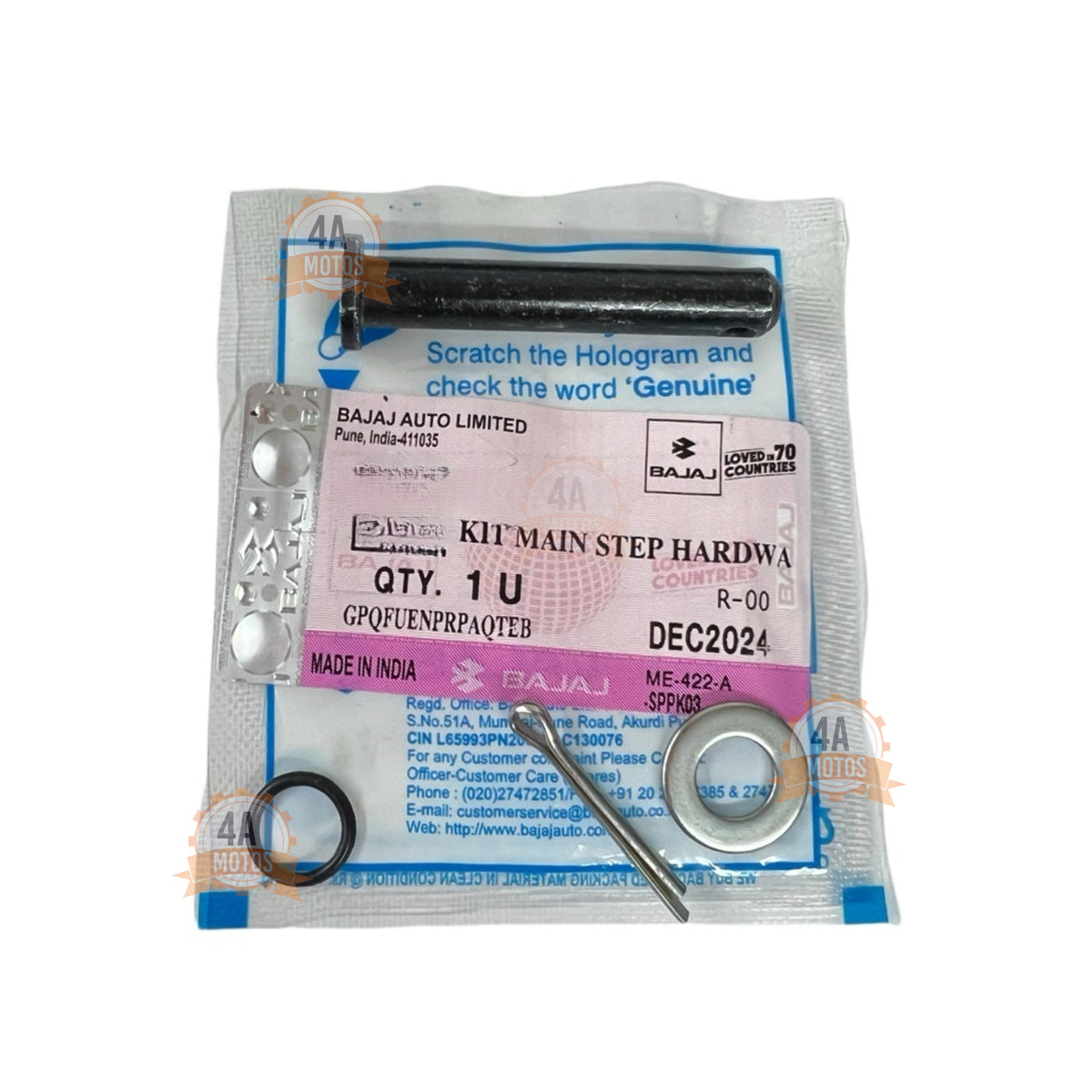 Kit Posapie Delantero Pulsar Ns 200 / Fi Bajaj