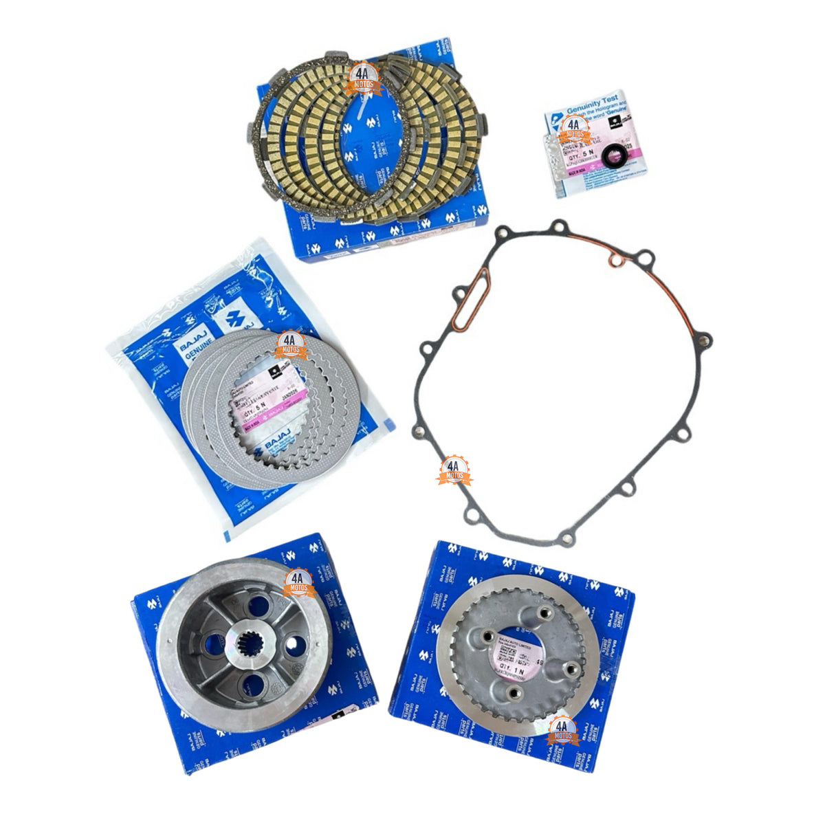 Kit Discos Clutch Completo Ns 200 Bajaj