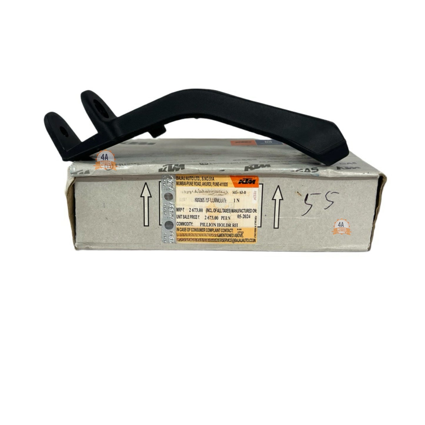 Soporte Posapie Trasero Derecho 390 G3 Original Ktm