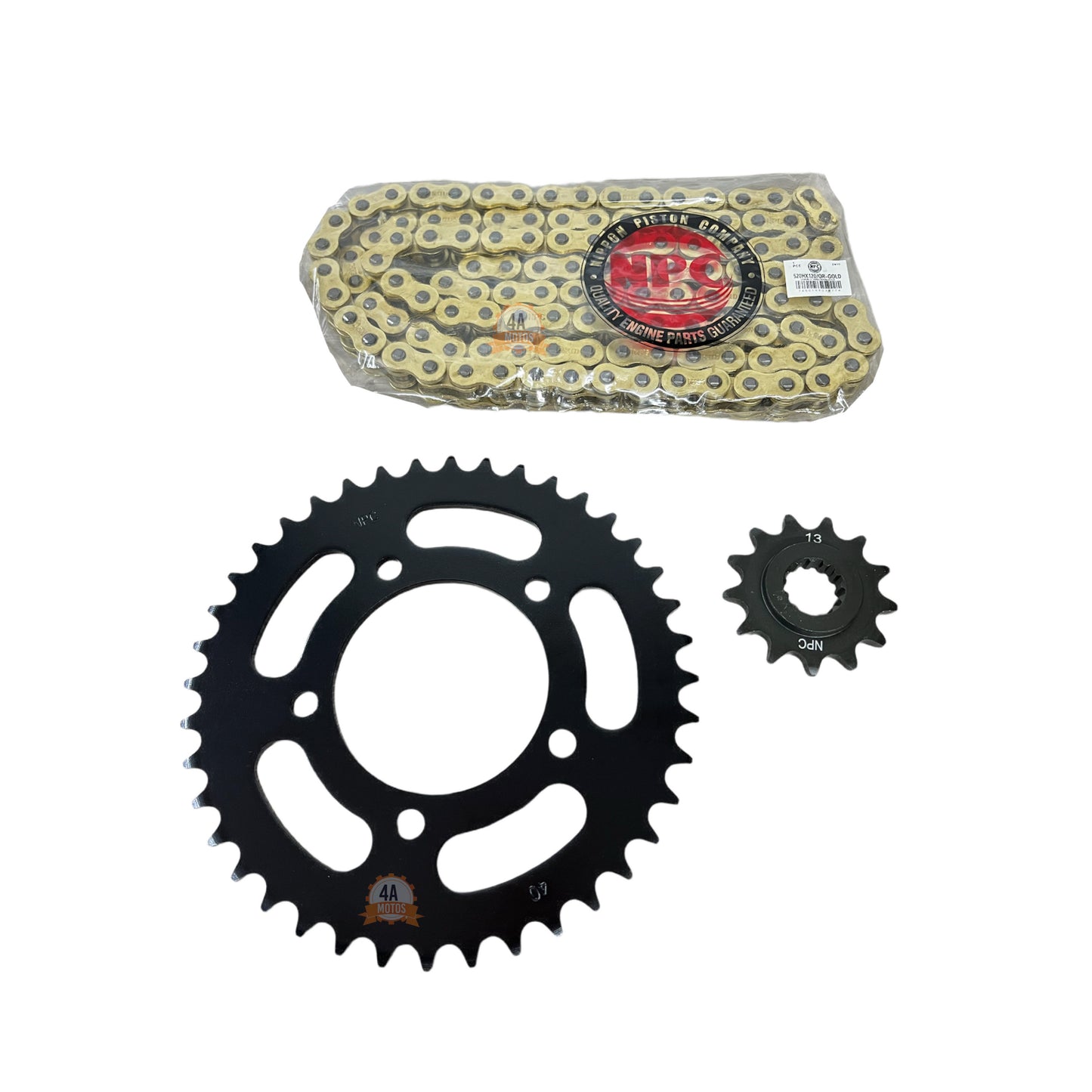 Kit Arrastre Gixxer 250 Sf Dorada Reforzada Npc