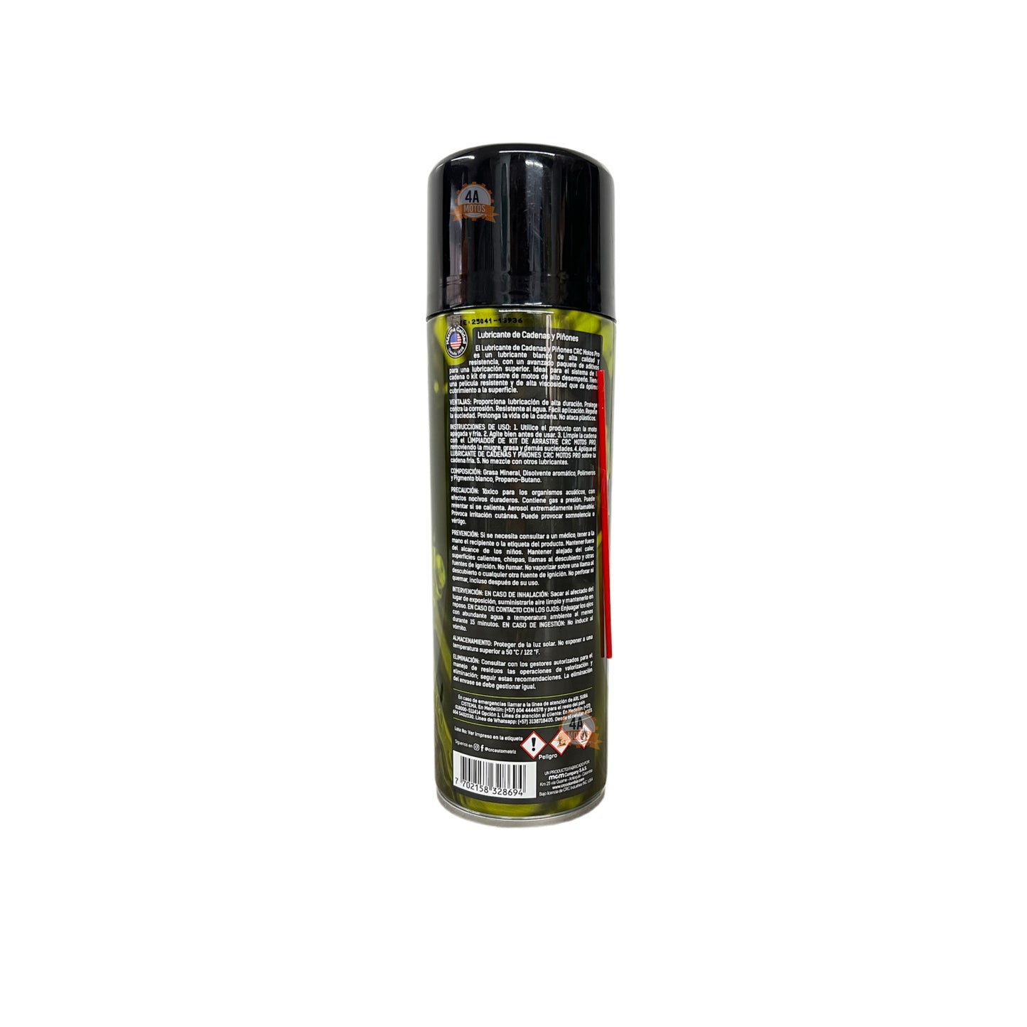 Lubricante De Cadenas Y Piñones Crc 470 Ml