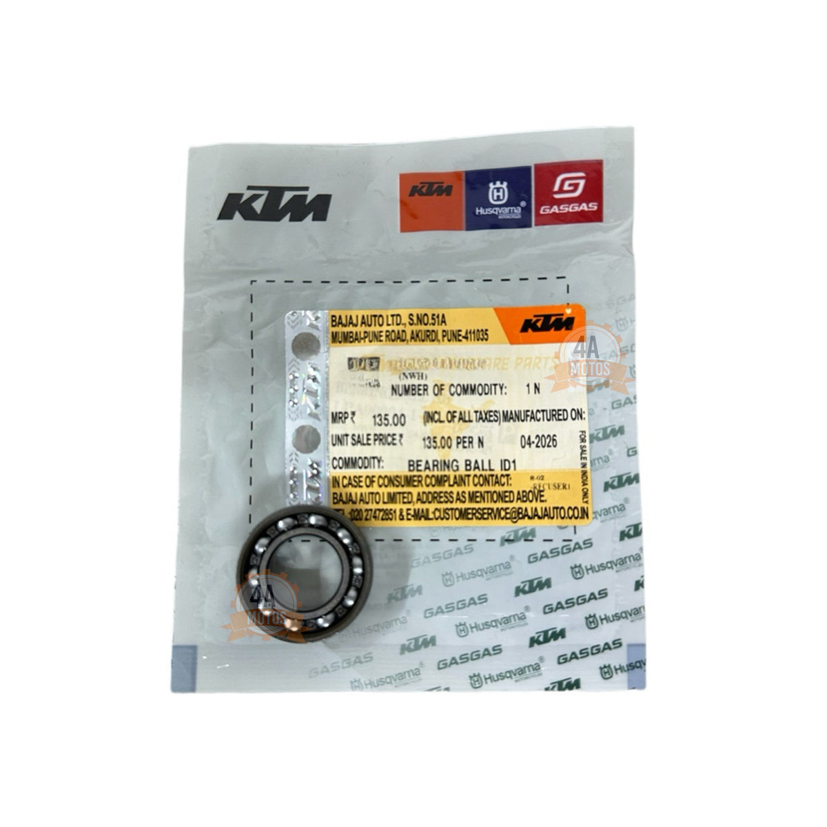Rodamiento Clutch Ktm Duke 250 / 390 Ng / Adventure Original