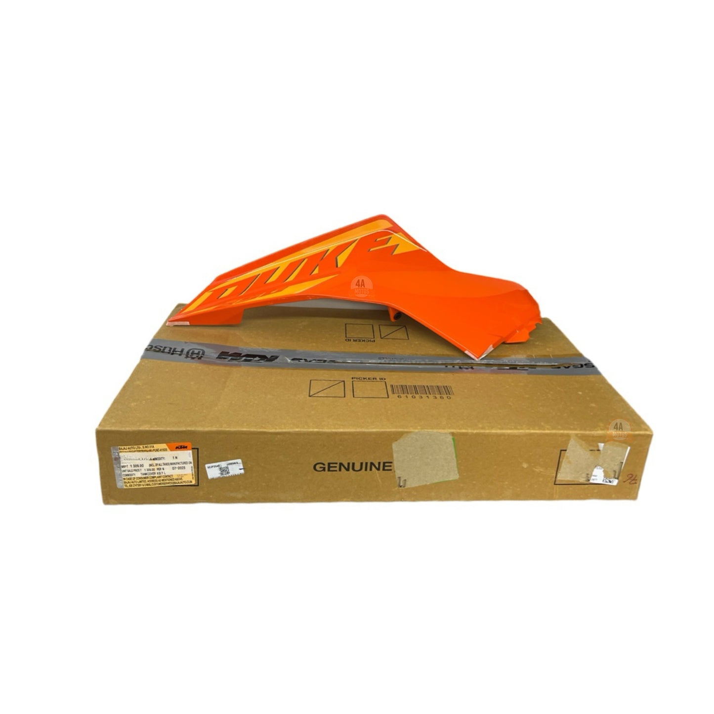 Cubierta Tanque Izquierda Naranja Duke 250 G3 Original Ktm