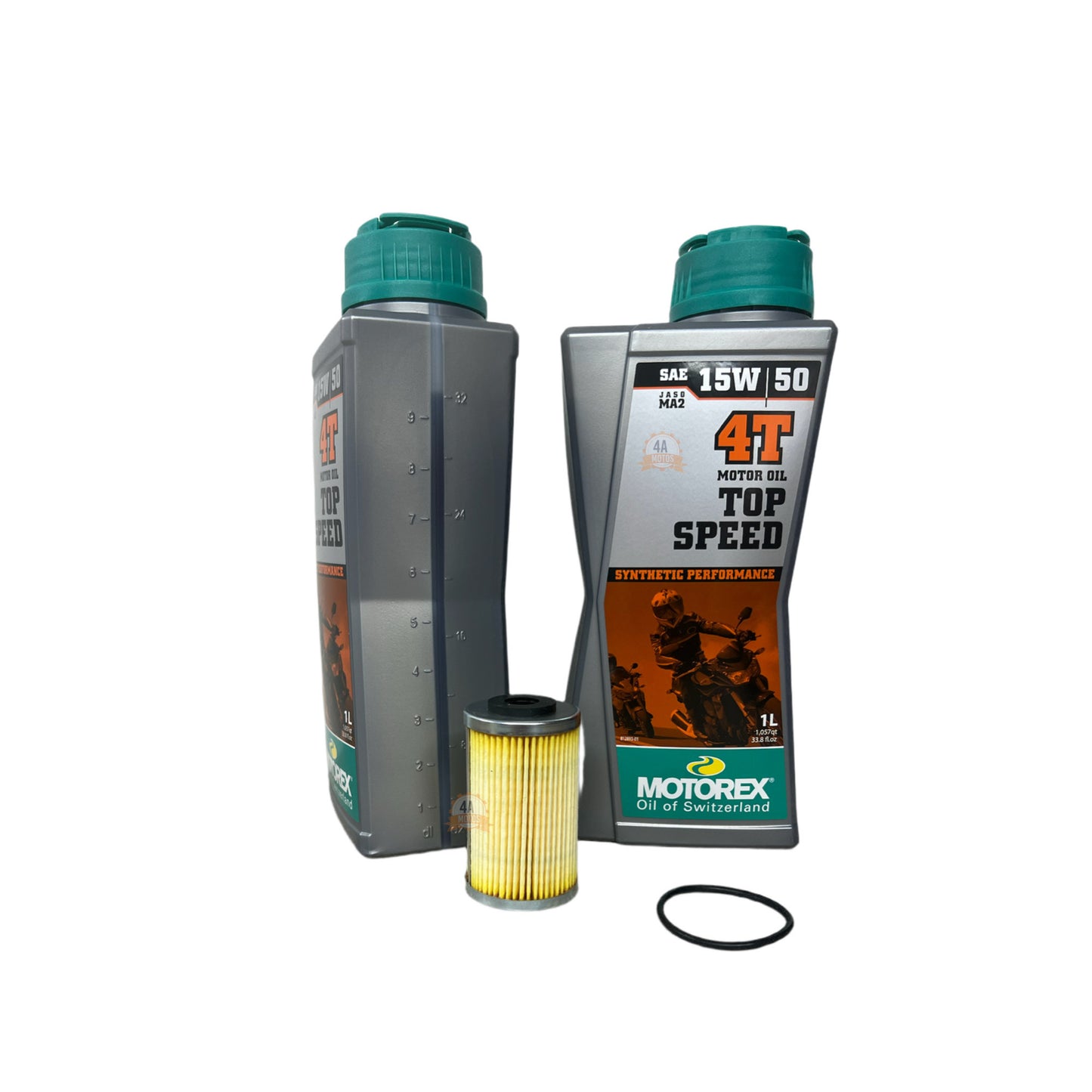 Combo*2 Aceite Motorex Top Speed 15w50 + Filtro Aceite Ktm + oring