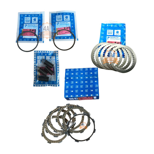 Kit Discos Clutch Ns 200 - Fi Completo Original Antibrinco