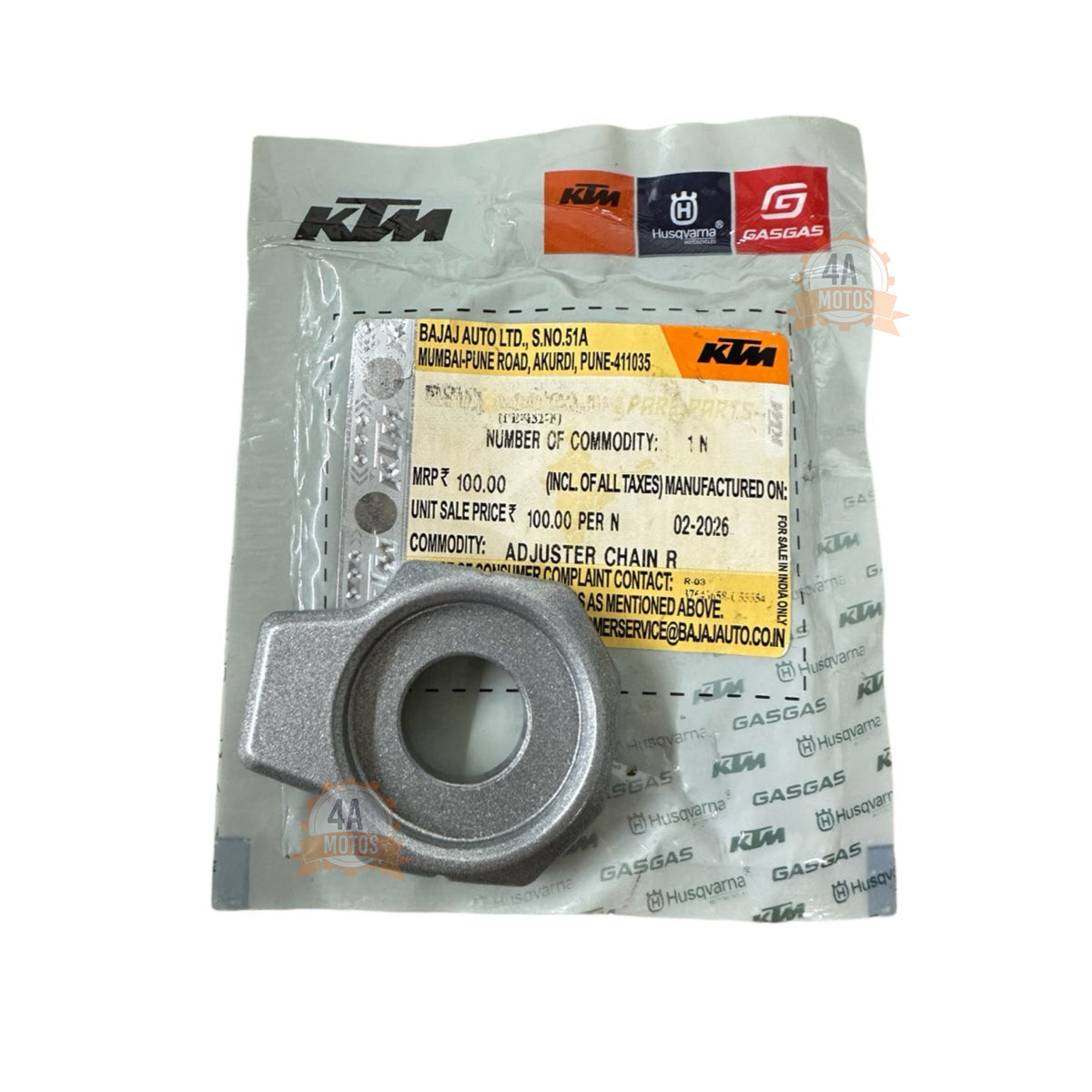 Tensor De Cadena Derecho Ktm Duke 250 / 390 G3 Original