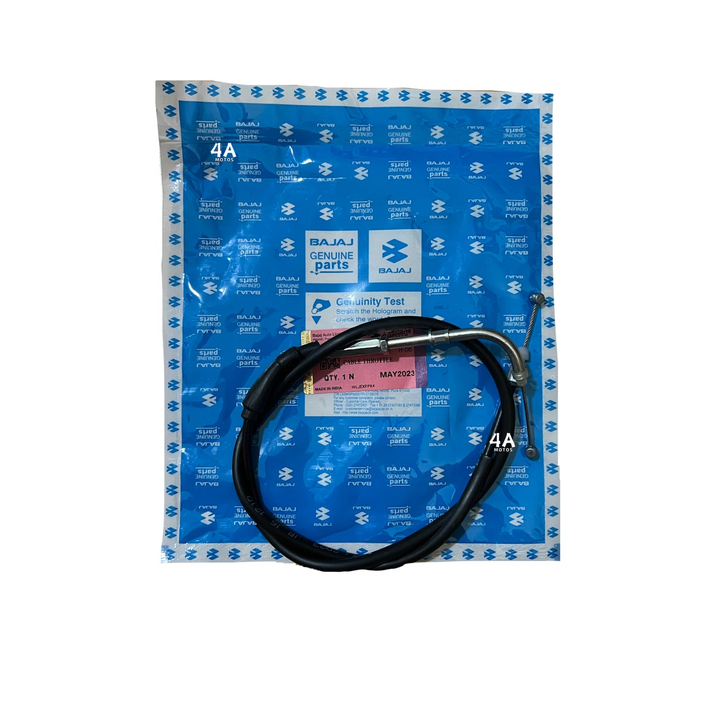 Guaya De Acelerador Pulsar N 160 / 250 Bajaj Original