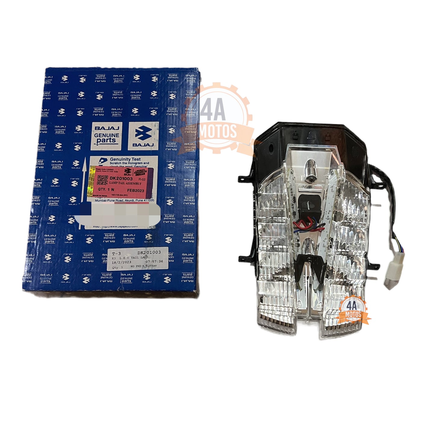 Stop Led Completo Pulsar 180-220 Original Bajaj