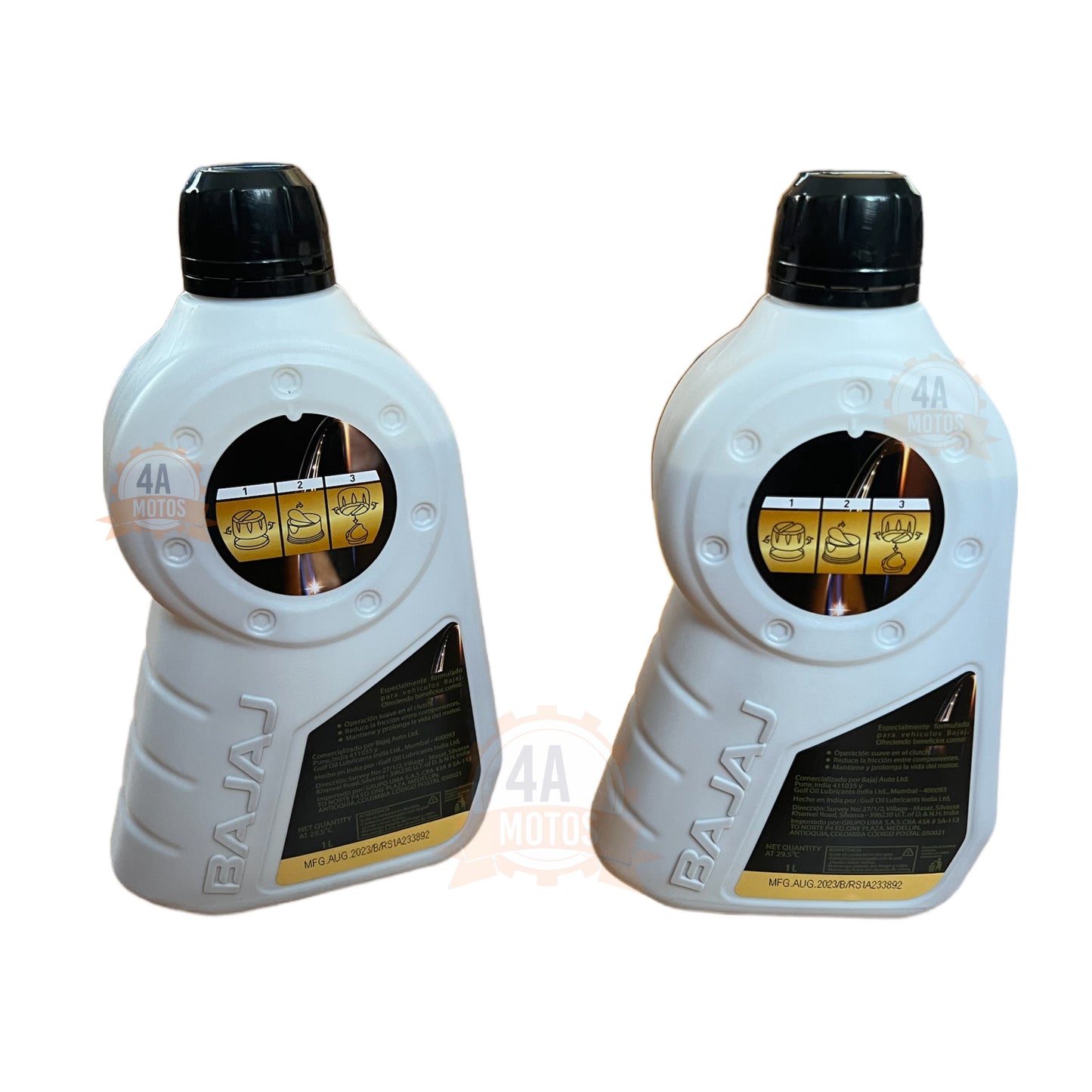 Combo 2 Aceite Bajaj 10w50 1 Litro