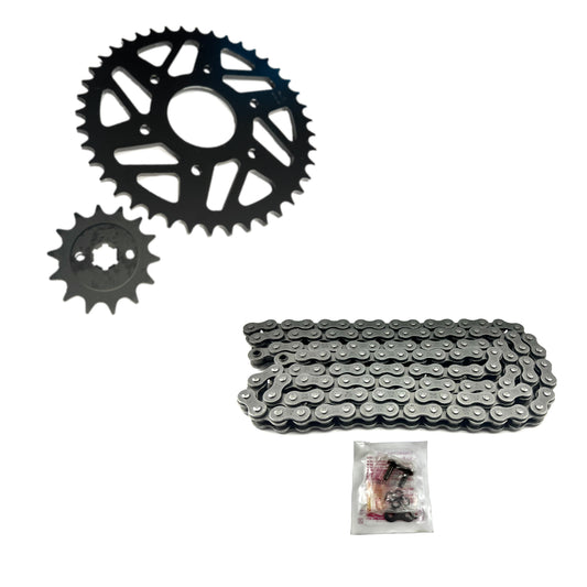 Kit Arrastre Ktm 250 Afam Con Cadena Did Negra 520*120