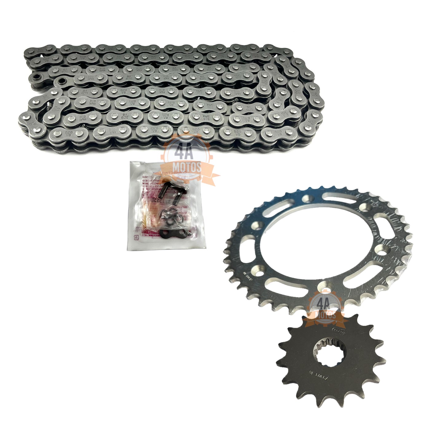 Kit Arrastre Ktm 690 Afam Con Cadena Did Negra 520* 120