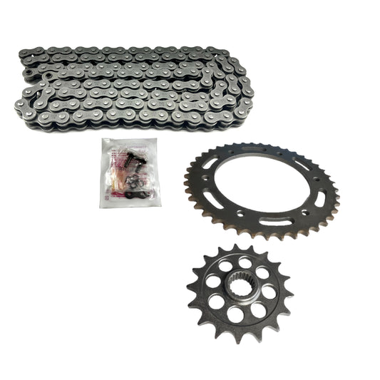 Kit Arrastre Tvs Apache 310 Race Con Cadena Did Negra