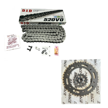 Kit Arrastre Tvs Apache 310 Race Con Cadena Did Negra