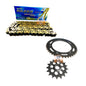 Kit Arrastre Tvs Apache 310 Race Con Cadena Rombo Dorada