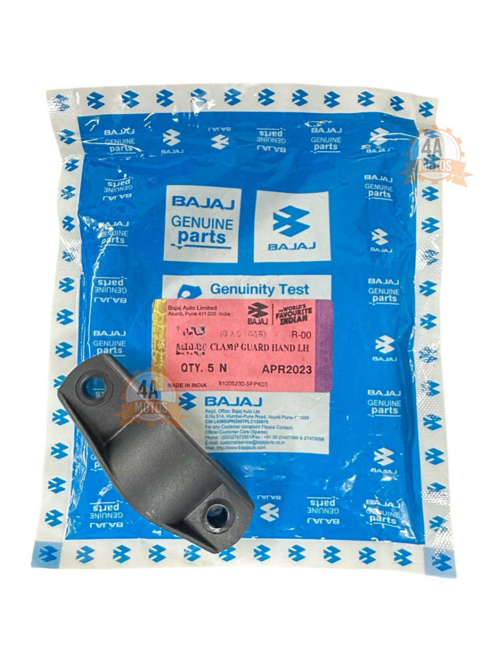 Abrazadera Inferior Cubre Puño Derecha Dominar 400 Touring
