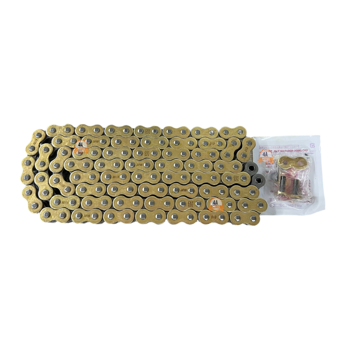 Cadena Did 525 Vx3 120 Zb Dorada Reforzada Xring Japon Dorad