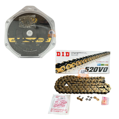 Kit Arrastre Kaw. Versys 300 Afam Cadena Did Negra 520* 120