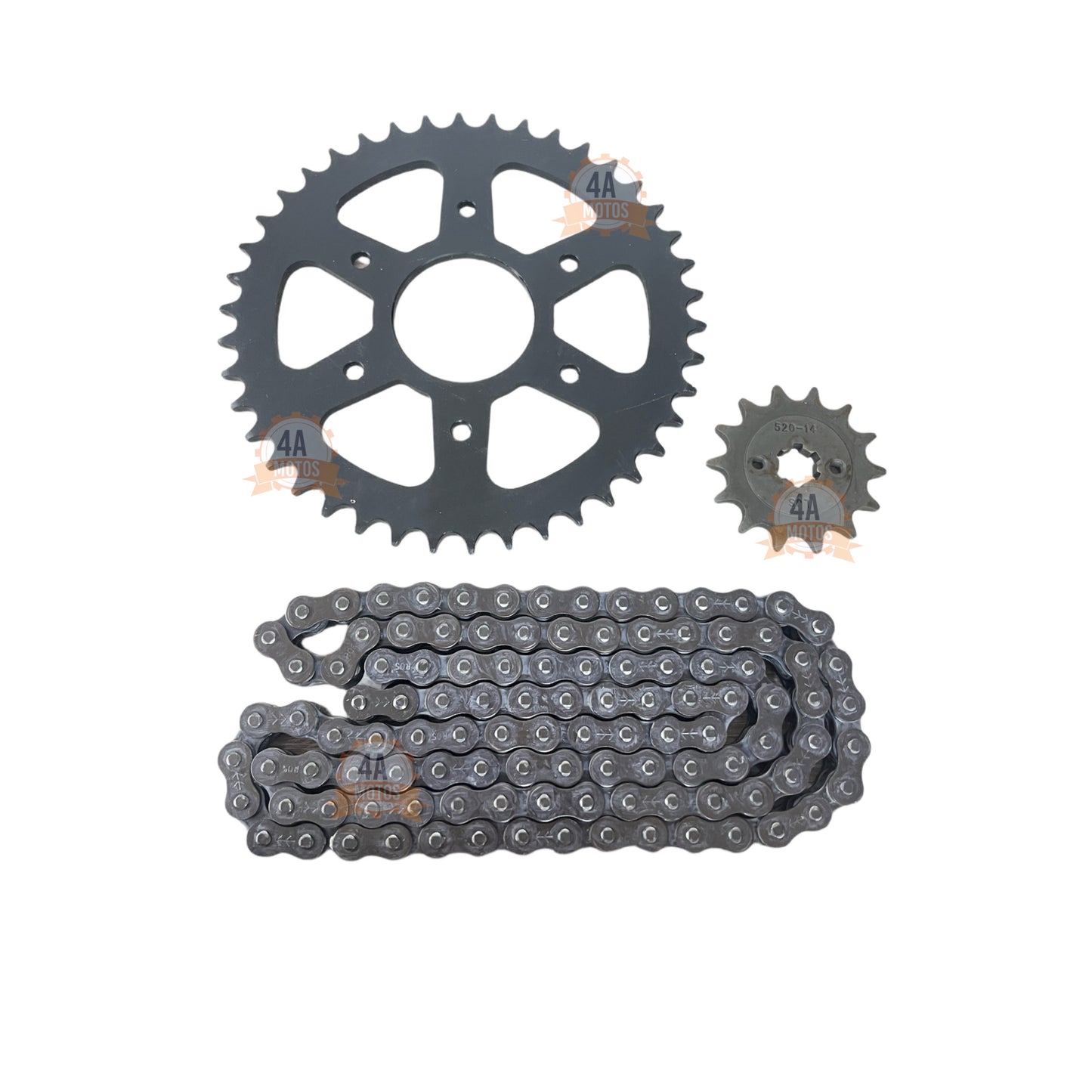 Kit Arrastre Ktm Duke 200, Plato Original, Cadena Orring.