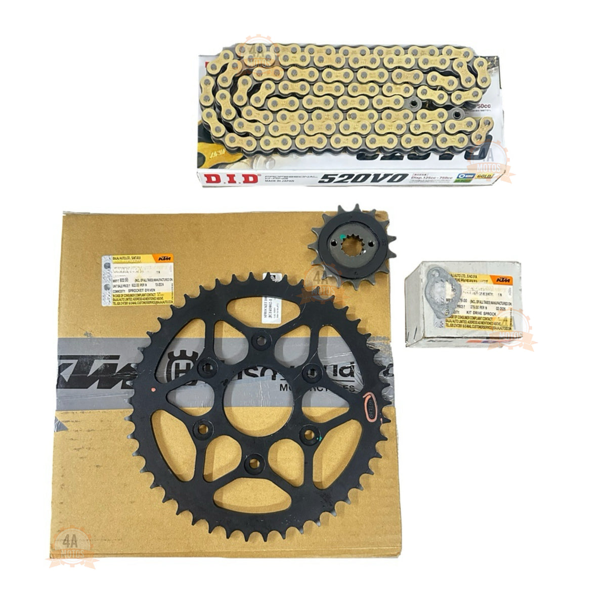 Kit De Arrastre Ns 400z Did Dorada Reforzado Oring