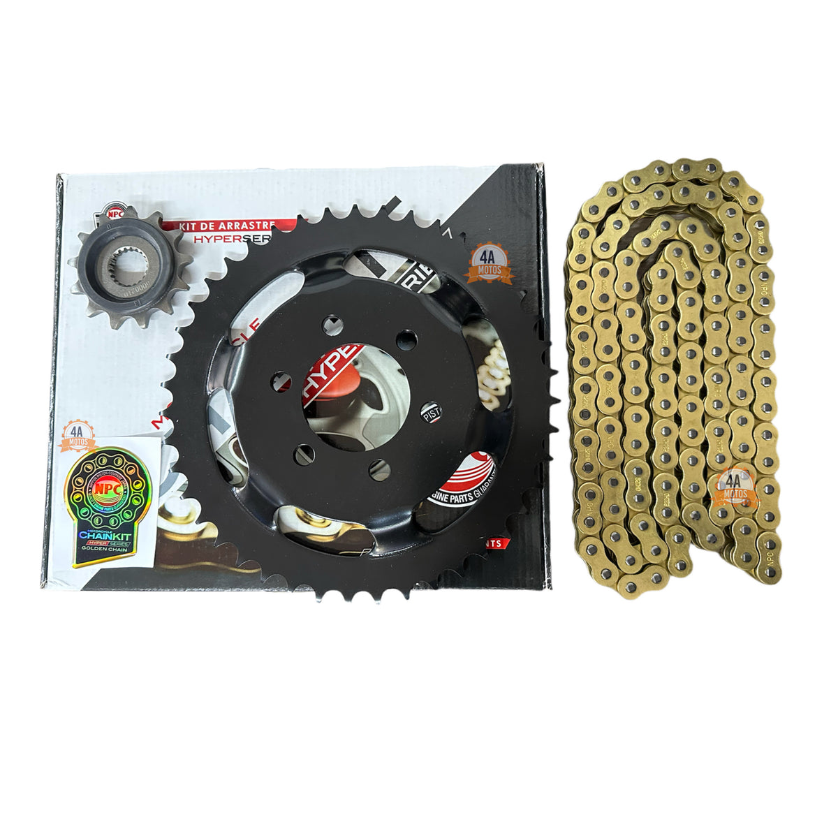 Kit De Arrastre Npc Benelli Tnt 250 Dorado Reforzado Oring