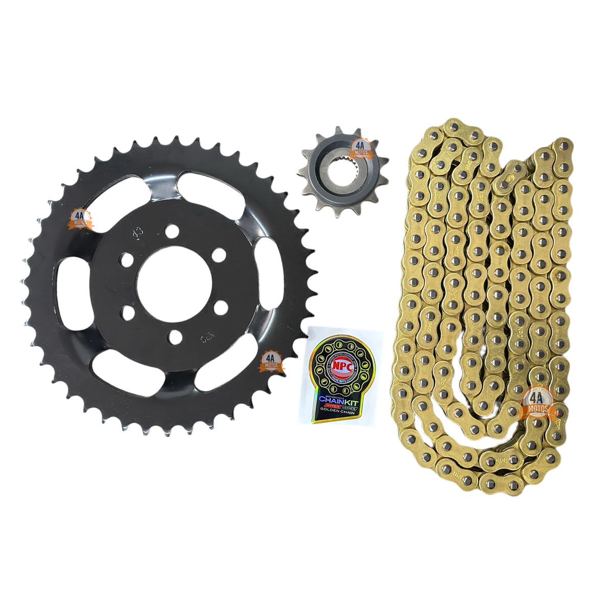 Kit De Arrastre Npc Benelli Tnt 250 Dorado Reforzado Oring