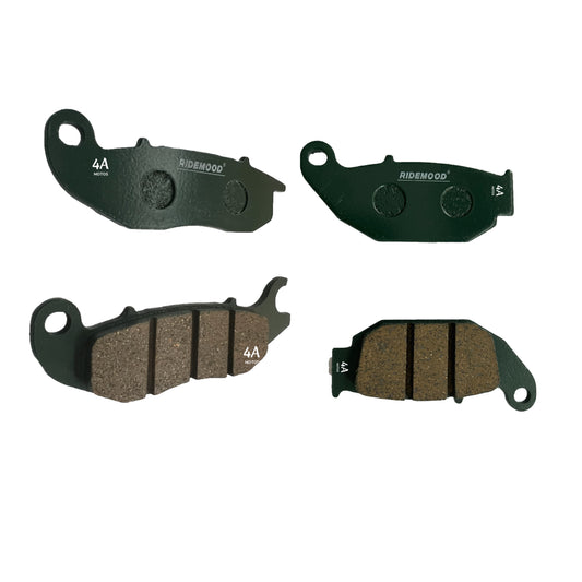 Juego Pastillas Del. Tras. Honda Invicta Cb 150 Cerámicas