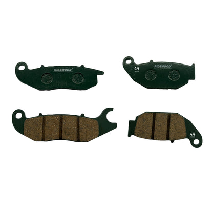 Juego Pastillas Del. Tras. Honda Invicta Cb 150 Cerámicas