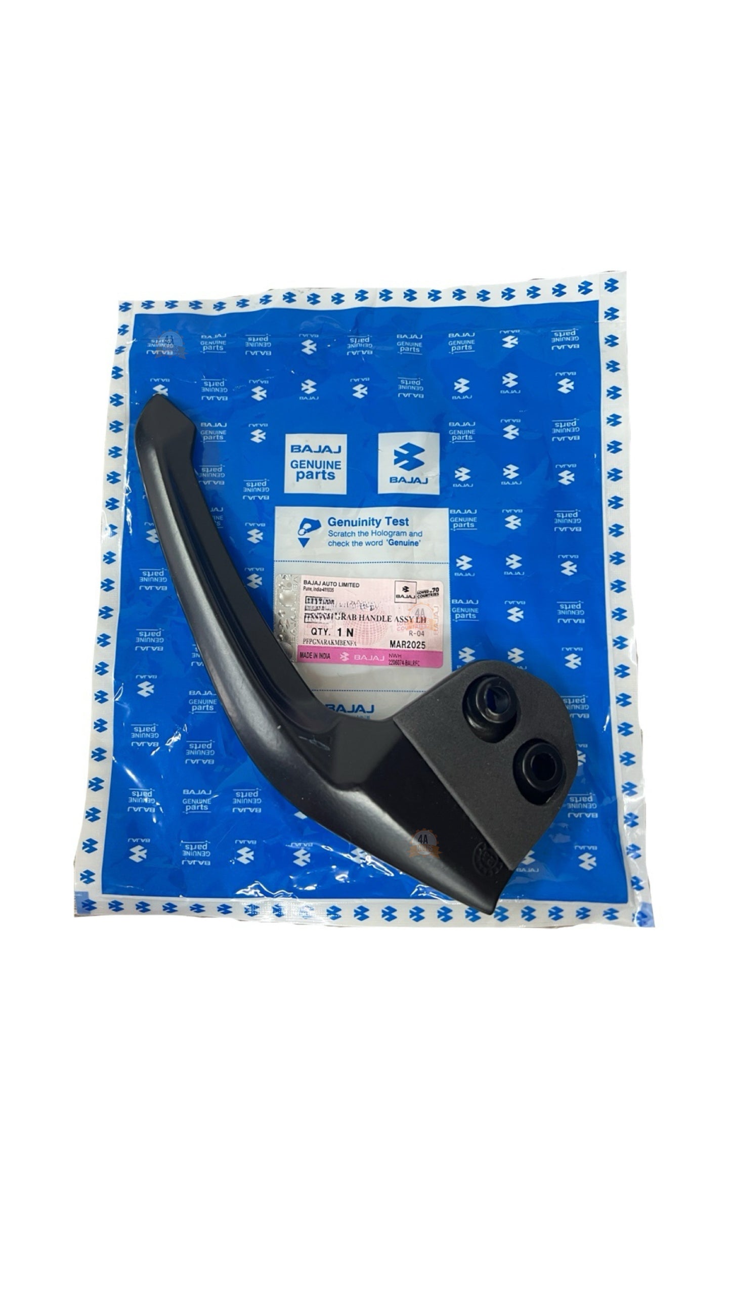 Agarradera Izquierda Pasajero Pulsar Ns 200 Original Bajaj